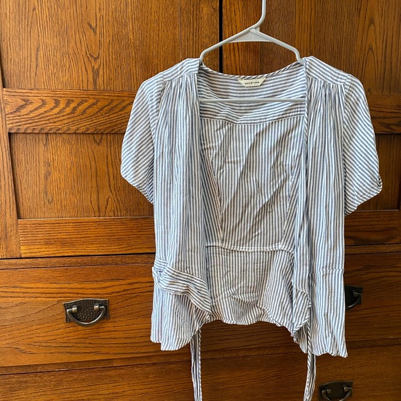 Max Studio tied blouse - Picture 1 of 3